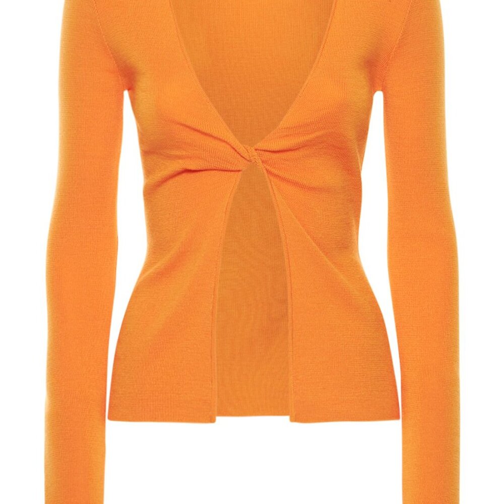 Bec and Bridge Orange Long Sleeve Knit Top